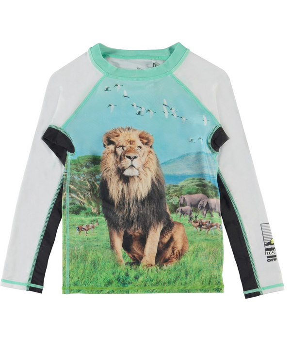 SWIMMING T-SHIRT NEPTUNE LS LION UV50