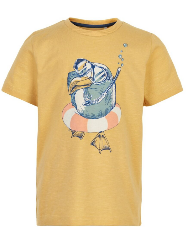 CHILDREN'S SWIMMING GULL T-SHIRT