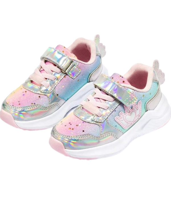 SNEAKERS WITH SILVER FAIRY LIGHTS