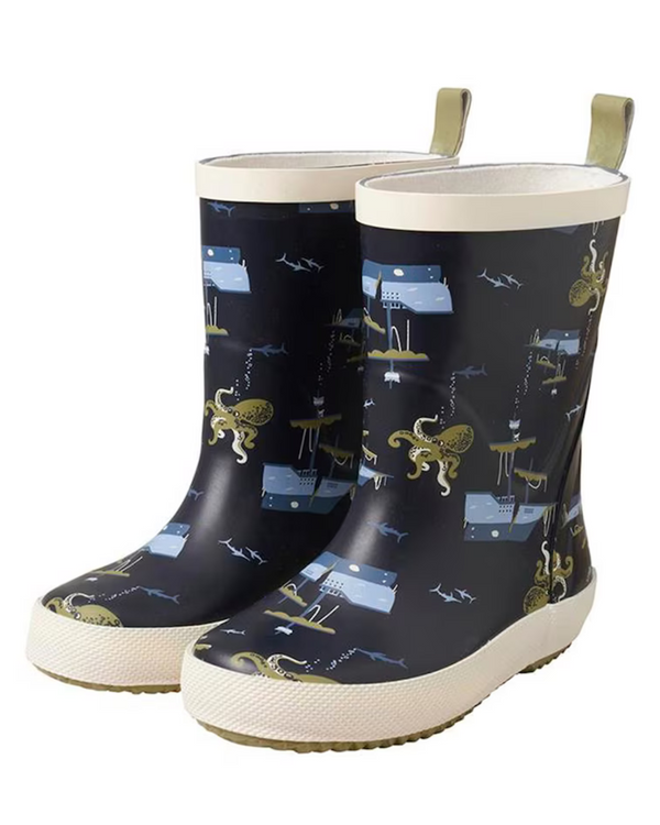 BLACK CELAVI RAIN BOOTS