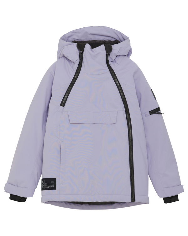 WATERPROOF SKI JACKET PURPLE AOP