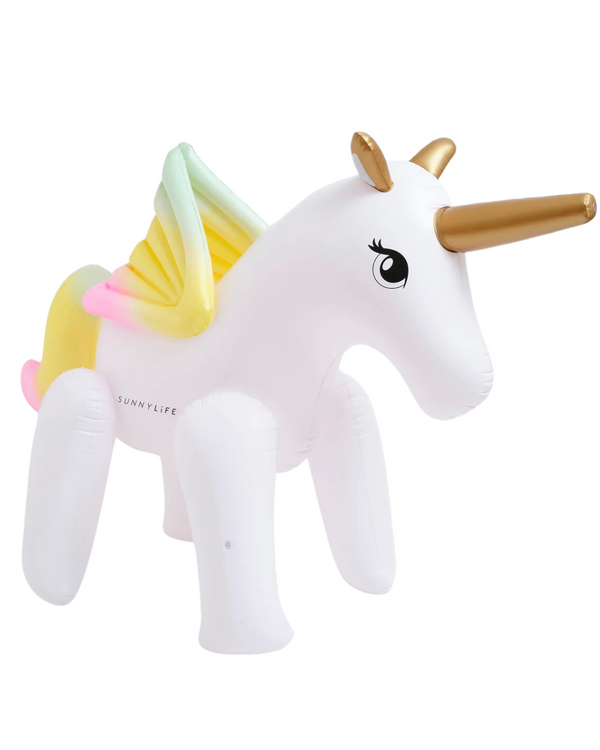 UNICORN RAINBOW INFLATABLE SPRING 170 CM