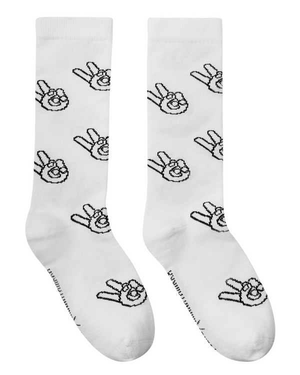 WHITE REIMA &amp; MINNA PARIKKA SOCKS