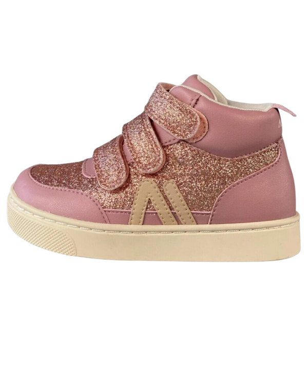 SPORTS BOOTS WATER REPELLENT GLITTER PINK ASK