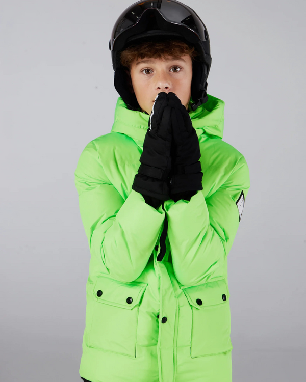 BOYS SUPER FIT WATERPROOF WINTER JACKET WITH HOOD