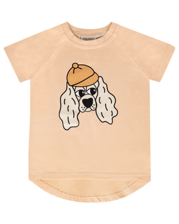 CHILDREN'S T-SHIRT DOGGIE YELLOW