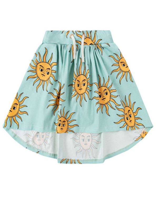 SUN BLUE MIDI SKIRT