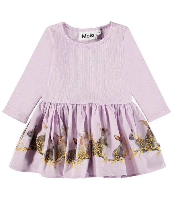 ORGANIC COTTON DRESS, MOLO RABBITS