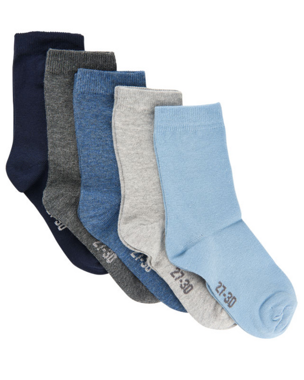 SET OF 5 DARK NAVY SOCKS