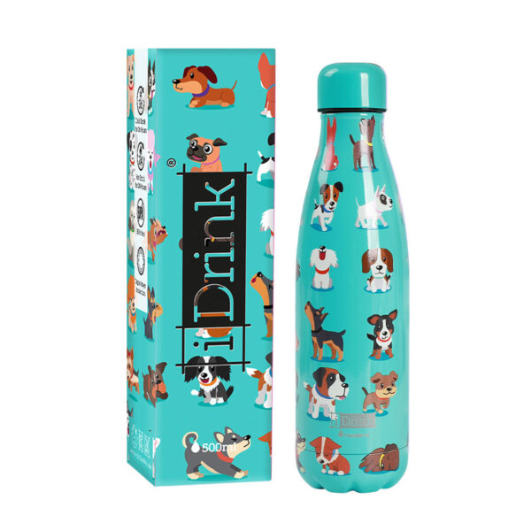 Sticla termica Turquoise Cats I-drink
