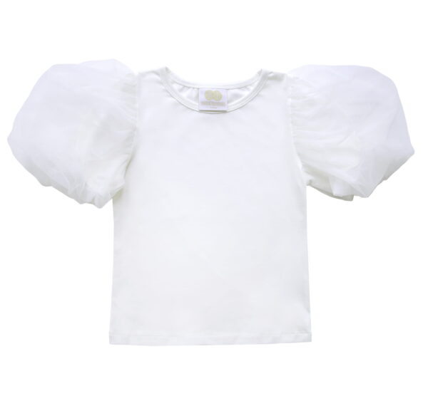 tricou alb fete Manufaktura Falbane